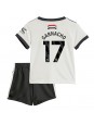 Manchester United Alejandro Garnacho #17 Ausweichtrikot für Kinder 2024-25 Kurzarm (+ Kurze Hosen)